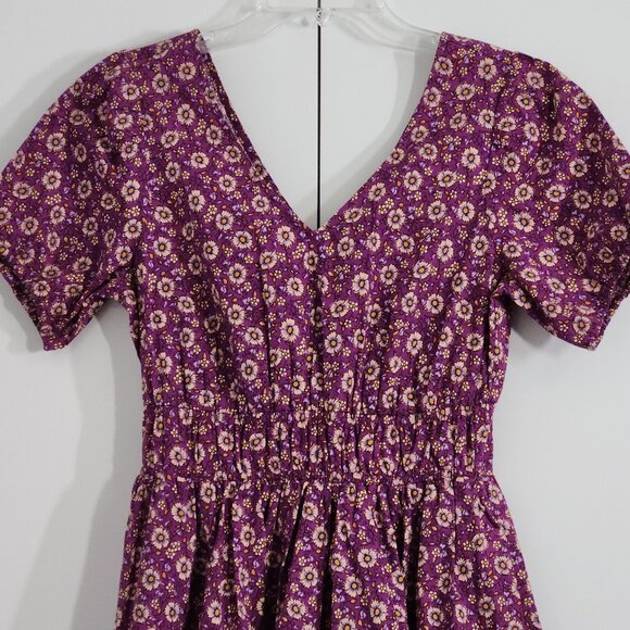 J. Crew Violet Floral Midi Dress - Picture 4 of 4